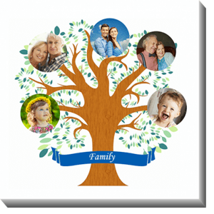 Obraz, Rodinný strom, 50x50 cm