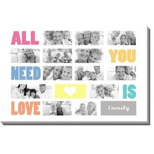 Obraz, All you need is love, 100x70 cm