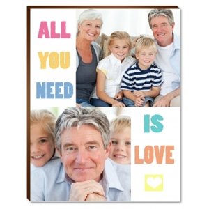 Fotopanel, All you need is love, 20x30 cm