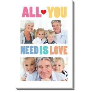 Obraz, All you need is love, 20x30 cm