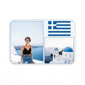 Přívěsek Řecko, 6x4 cm