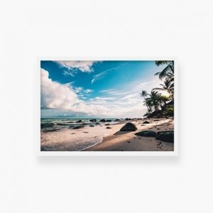 Plakát v rámu, Pláž, 30x20 cm