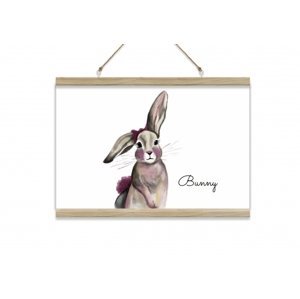 Obraz na provázku, Bunny, 40x30 cm