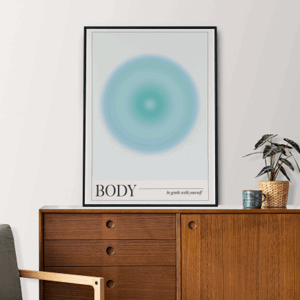 Plakát, Body, mind, soul, 70x100 cm