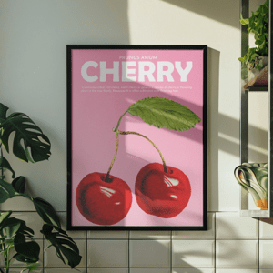 Plakát, Fruits - Cherry, 30x40 cm