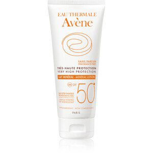 Avène Ochranné minerální mléko pro intolerantní a alergickou pokožku SPF 50+ (Very High Protection Mineral Lotion) 100 ml