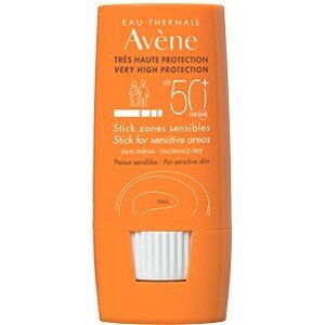 Avène Ochranná tyčinka na citlivá místa SPF 50+ Sun (Stick for Sensitive Areas) 8 g