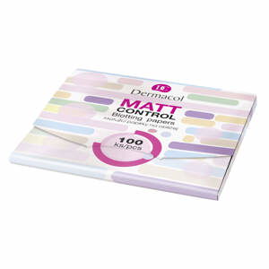 Dermacol Zmatňující papírky Matt Control (Blotting Papers) 100 ks