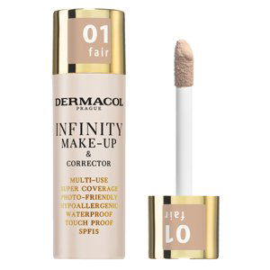 Dermacol Vysoce krycí make-up a korektor Infinity (Multi-Use Super Coverage Waterproof Touch) 20 g 03 Sand