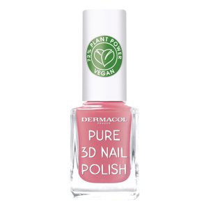 Dermacol Přírodní lak na nehty Pure 3D (Nail Polish) 11 ml 02 Absolute White