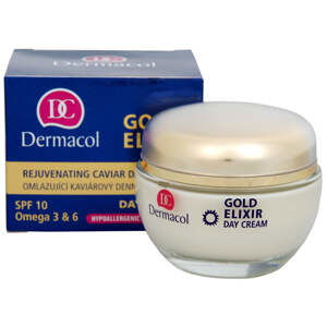 Dermacol Omlazující kaviárový denní krém SPF 10 (Gold Elixir Day Cream) 50 ml