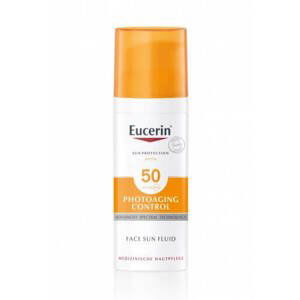 Eucerin Emulze na opalování proti vráskám Photoaging Control SPF 50 (Face Sun Fluid) 50 ml