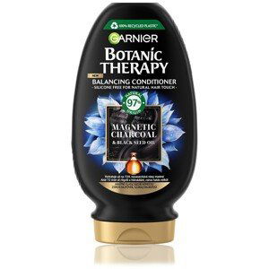 Garnier Hydratační kondicionér pro mastné vlasy a suché konečky vlasů Botanic Therapy Magnetic Charcoal (Balancing Conditioner) 200 ml