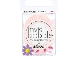 Invisibobble Tenká spirálová gumička do vlasů Slim Retro Dreamin‘ Cuter than you Pink 3 ks