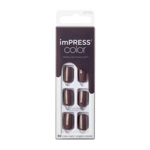 KISS Samolepící nehty imPRESS Color Try Gray 30 ks