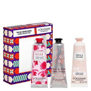 L`Occitane en Provence Dárková sada Hand Cream Floral Trio