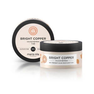 Maria Nila Jemná vyživující maska bez permanentních barevných pigmentů 7.40 Bright Copper (Colour Refresh Mask) 100 ml