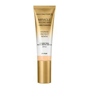 Max Factor Pečující make-up pro přirozený vzhled pleti Miracle Touch Second Skin SPF 20 (Hybrid Foundation) 30 ml 07 Neutral Medium