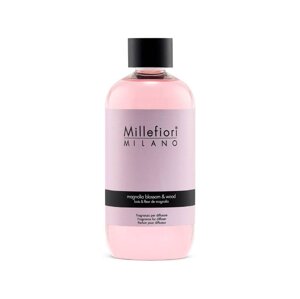 Millefiori Milano Náhradní náplň do aroma difuzéru Natural Květy magnólie a dřevo 250 ml