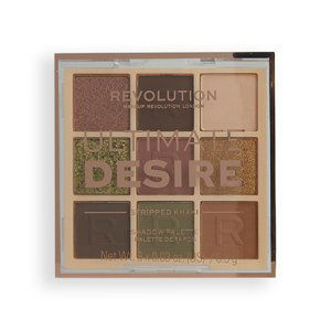 Revolution Paletka očních stínů Ultimate Desire Shadow Palette Stripped Khaki 8,1 g