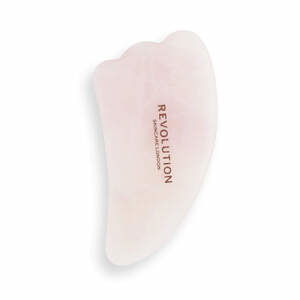 Revolution Skincare Masážní špachtle na pleť Rose Quartz Gua Sha