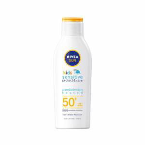 Nivea Dětské mléko na opalování SPF 50+ Sun Kids (Pure & Sensitive Sun Lotion) 200 ml