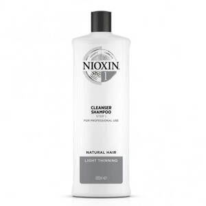 Nioxin Čisticí šampon pro jemné mírně řídnoucí přírodní vlasy System 1 (Shampoo Cleanser System 1) 1000 ml