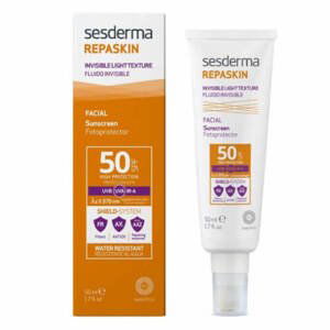 Sesderma Pleťový fluid neviditelná fotoochrana SPF 50 Repaskin (Invisible Light Texture Facial Sunscreen) 50 ml