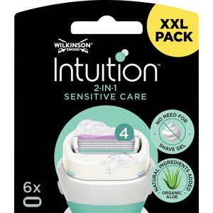 Wilkinson Sword Náhradní hlavice Intuition Sensitive Care 6 ks