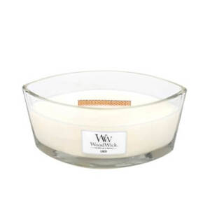 WoodWick Vonná svíčka loď Linen 453,6 g