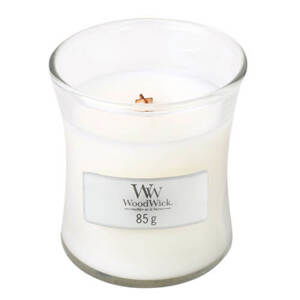 WoodWick Vonná svíčka váza White Teak 85 g