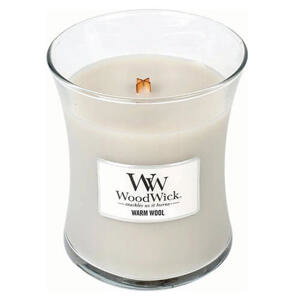 WoodWick Vonná svíčka váza Warm Wool 275 g