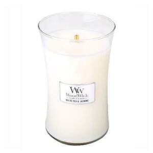 WoodWick Vonná svíčka váza velká White Tea & Jasmine 609,5 g