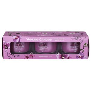 Yankee Candle Sada votivních svíček ve skle Wild Orchid 3 x 37 g