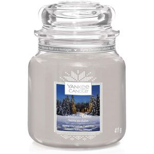 Yankee Candle Aromatická svíčka Classic střední Candlelit Cabin 411 g