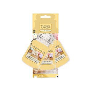 Yankee Candle Papírová visačka do auta Vanilla Cupcake 3 ks