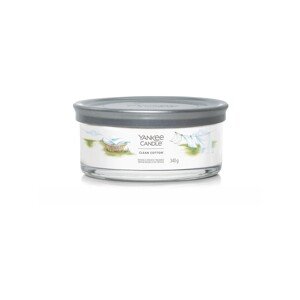 Yankee Candle Aromatická svíčka Signature tumbler střední Clean Cotton 340 g