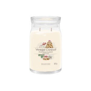Yankee Candle Aromatická svíčka Signature sklo velké Spun Sugar Flurries 567 g