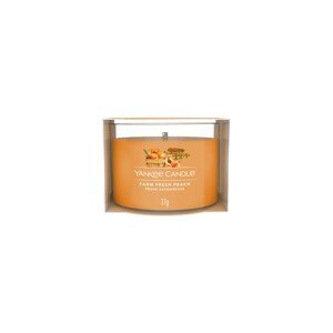 Yankee Candle Votivní svíčka ve skle Farm Fresh Peach 37 g