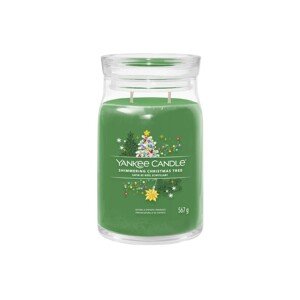 Yankee Candle Aromatická svíčka Signature sklo velké Shimmering Christmas Tree 567 g