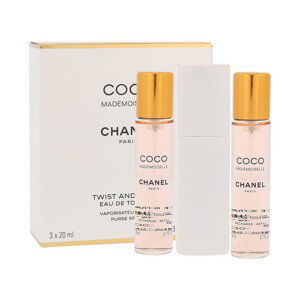 Chanel Coco Mademoiselle - EDT 20 ml (plnitelný flakon) + EDT náplň 2 x 20 ml 60 ml