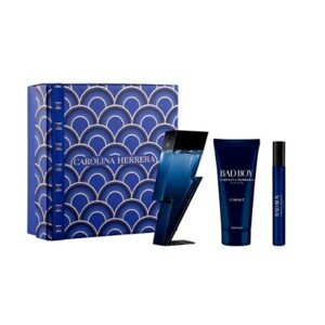 Carolina Herrera Bad Boy Cobalt Electrique - EDP 100 ml + sprchový gel 100 ml + EDP 10 ml