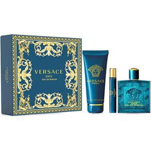 Versace Eros - EDP 100 ml + sprchový gel 150 ml + EDP 10 ml