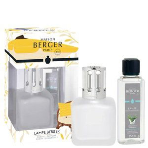 Maison Berger Paris Dárková sada katalytická lampa Glacon bílá + náplň Citronella 250 ml