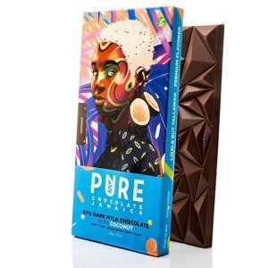 PURE Chocolate Company 57% Tmavá kokosová mléčná čokoláda