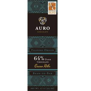 Auro Chocolate MT - Auro - Tmavá Čokoláda 64% s praženými kakaovými boby