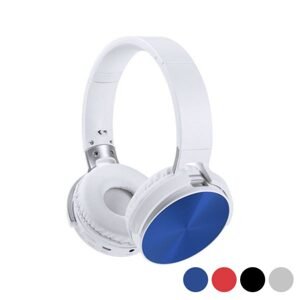 BigBuy Tech Skládací sluchátka s Bluetooth 145945 Modrý