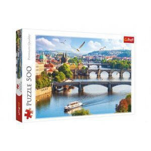 Trefl Puzzle Praha, Česká Republika 500 dílků 48x34cm v krabici 40x27x4,5cm