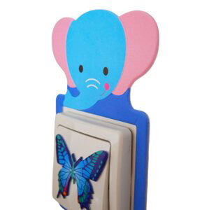 Nalepovací dekorace na vypínač - slon