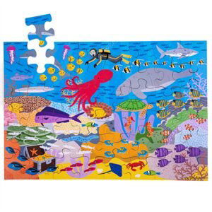 Bigjigs Toys Podlahové puzzle Podmořský svět 48dílků